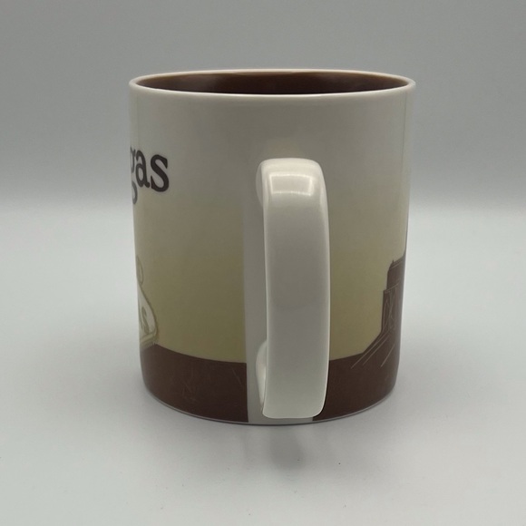 Starbucks Las Vegas Nevada Casino Mug Coffee Collector Series  2011 16 oz Brown - Picture 2 of 7